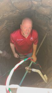 Inside a hand dug Well to retrofit a suction pump to a bottom inlet submersible