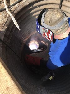 Arc welding for a casing extension