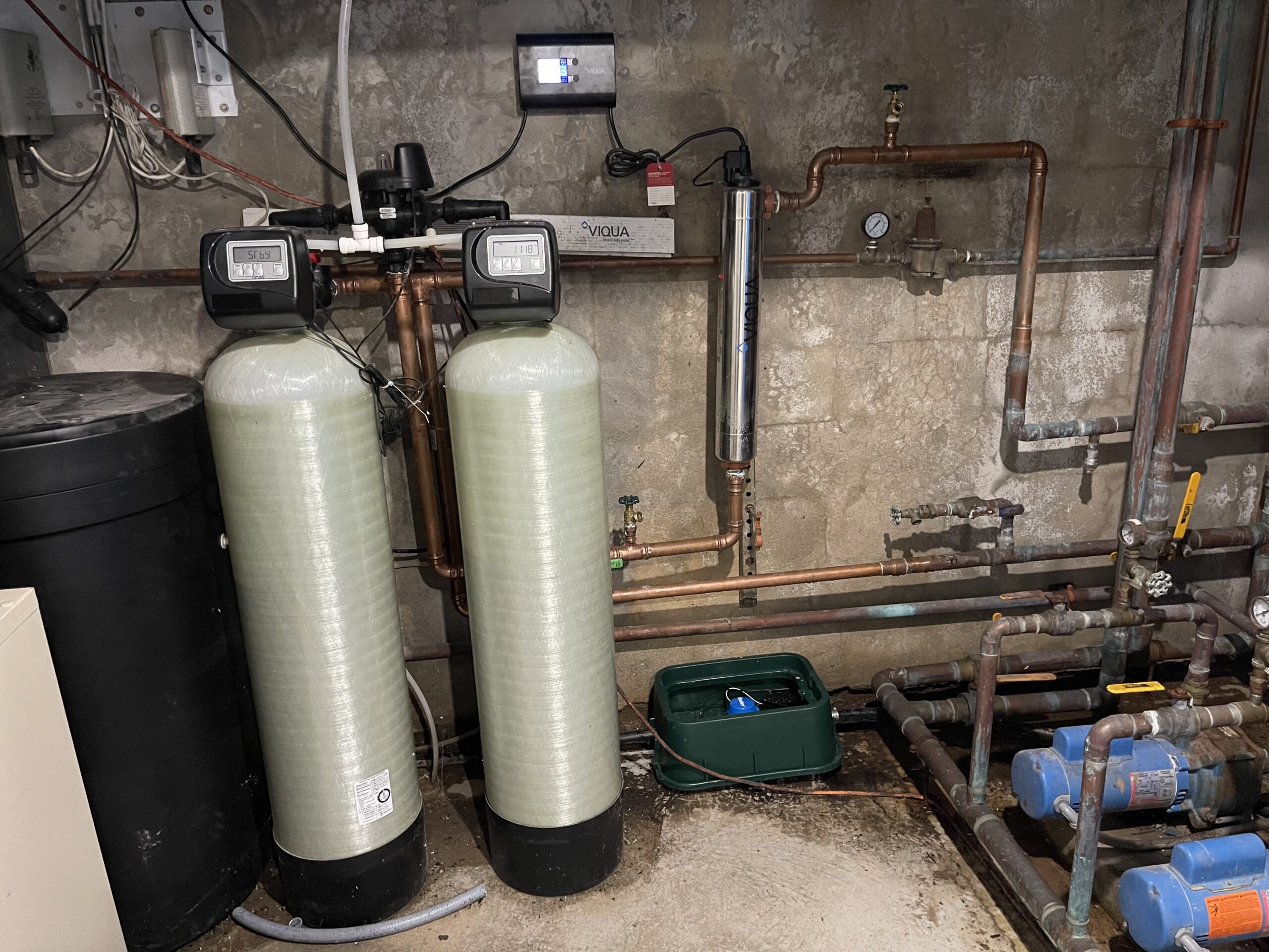 UV, media filtration and twin alternating softeners installed by Well Pump Pro