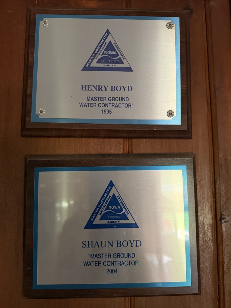 MGWC plaques for my Dad and myself
